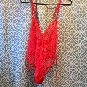 Victoria’s Secret large lingerie red